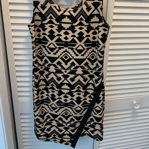 Asymmetric mini dress